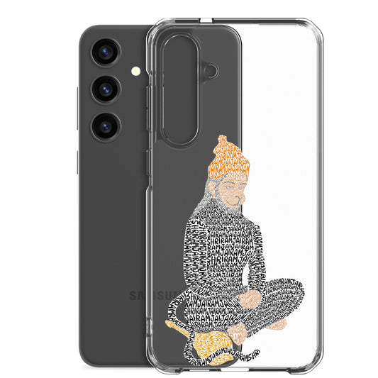 Hanumanji Samsung Case | Hindu Devotional Clear Phone Cover
