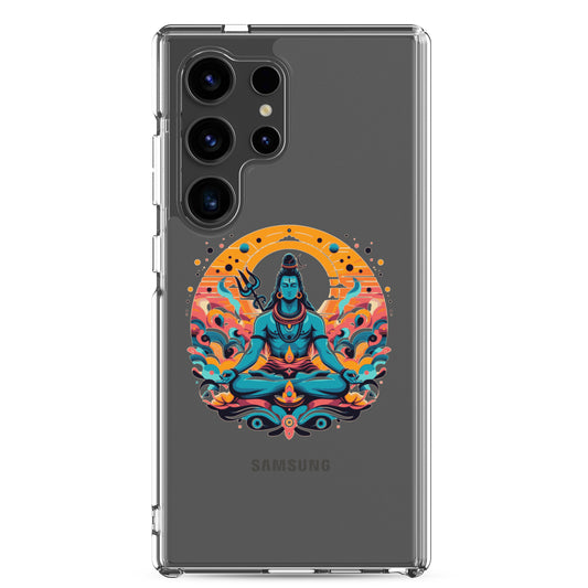 Lord Shiva Samsung Case | Hindu Devotional Clear Phone Cover