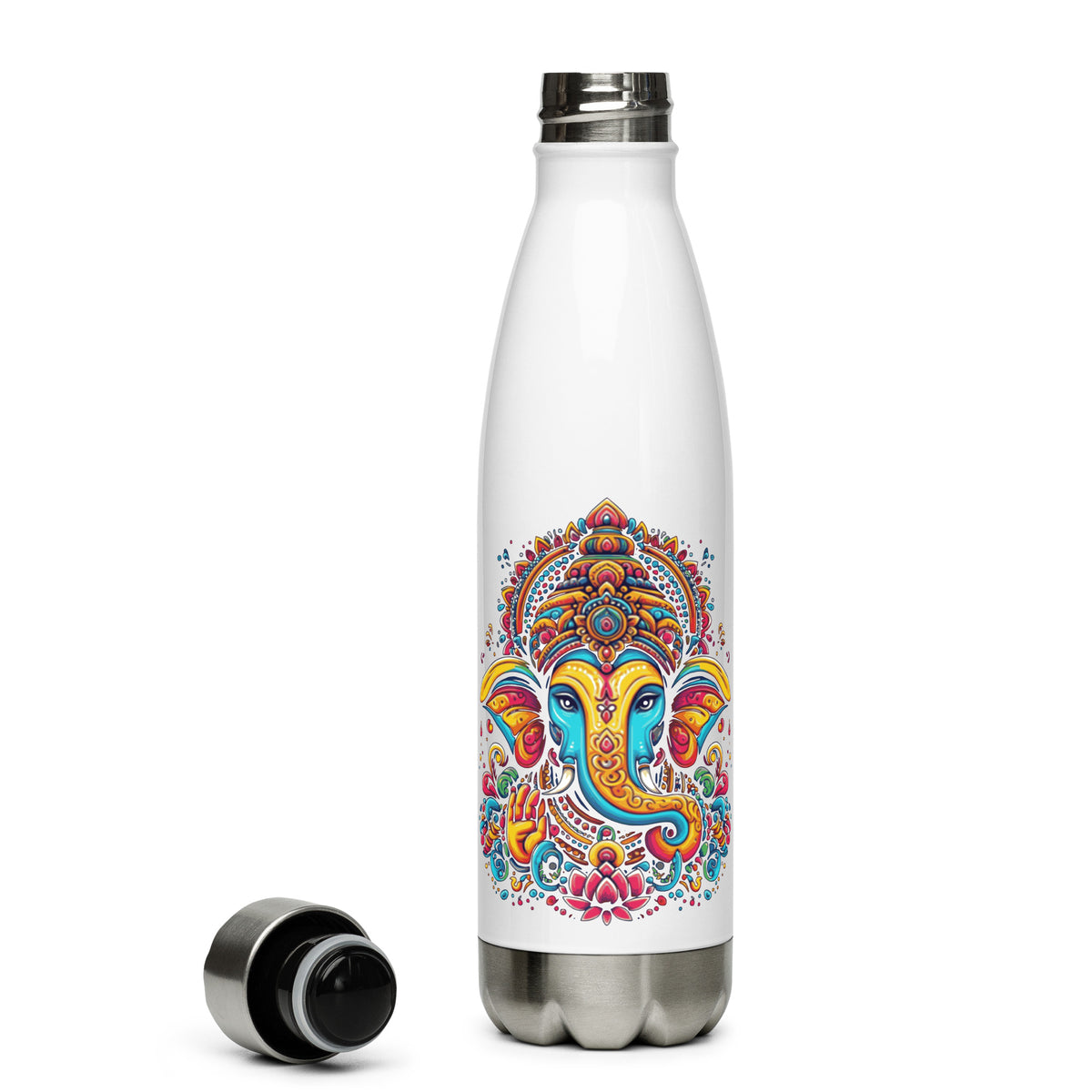 Lord Ganesh Insulated Water Bottle | Hindu Devotional Stainless Steel Bottle