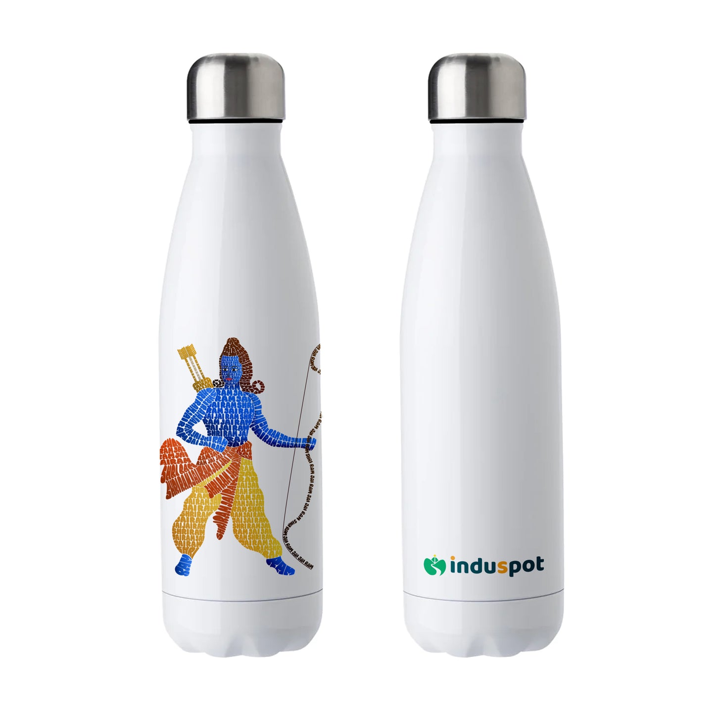 Shri Ram Insulated Water Bottle | Hindu Devotional Stainless Steel Bottle