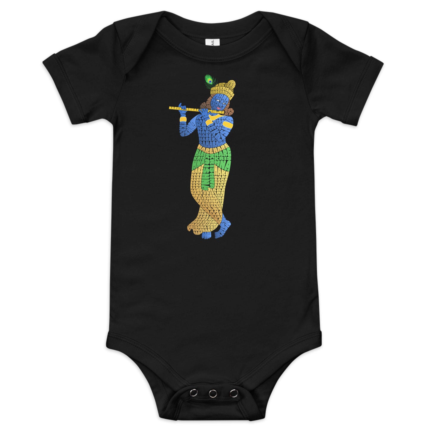 Hare Krishna Baby Short Sleeve One Piece