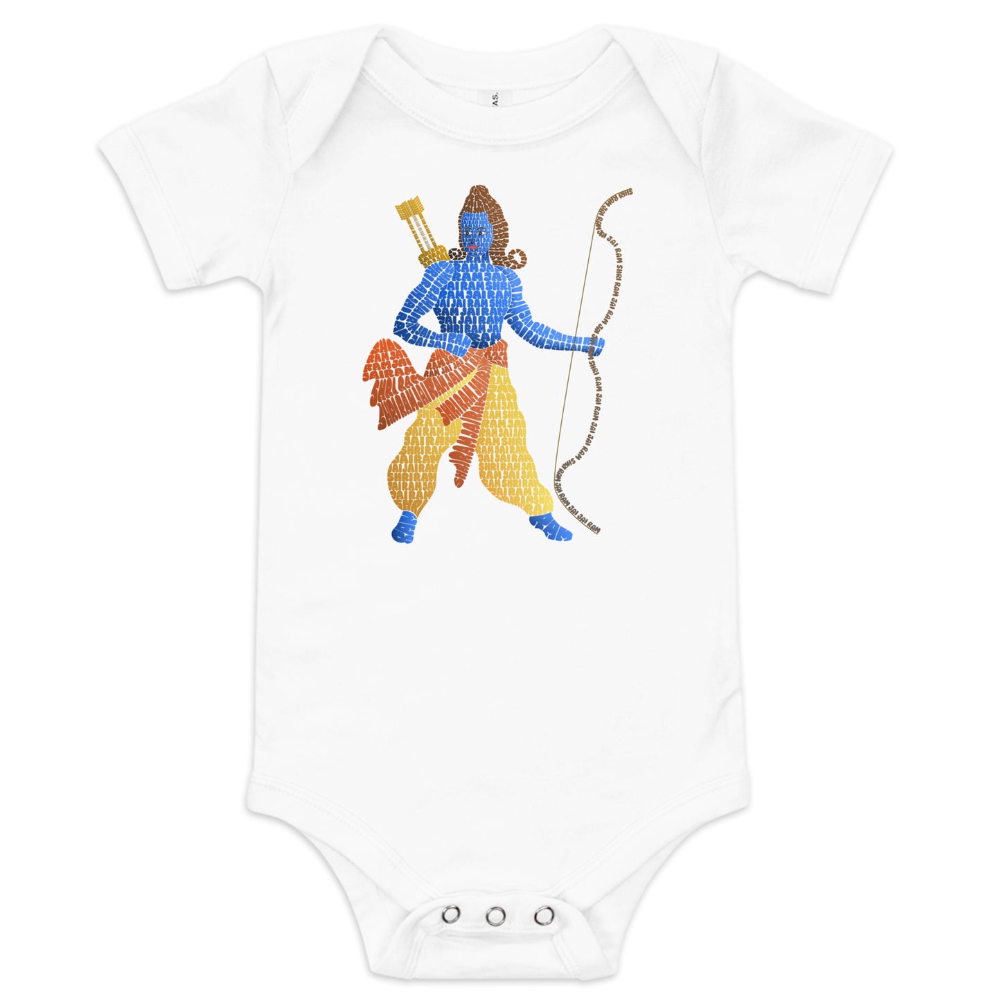 Shri Ram Baby Short Sleeve One Piece