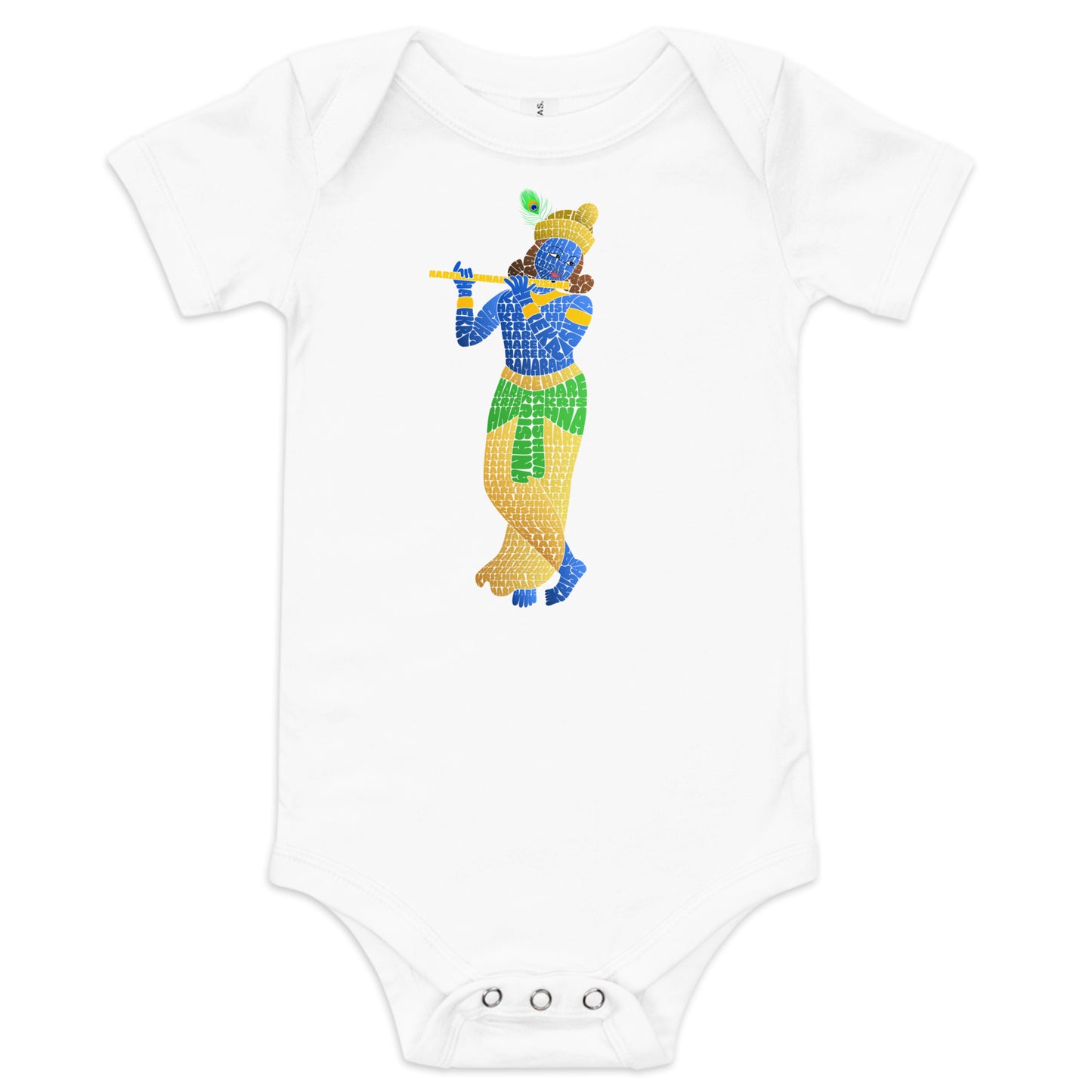 Hare Krishna Baby Short Sleeve One Piece