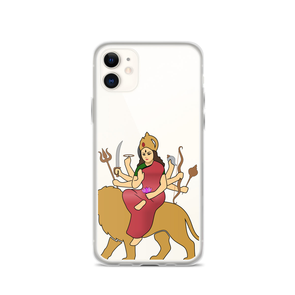 Mataji Clear iPhone® Case | Durga | Hindu Devotional Gift
