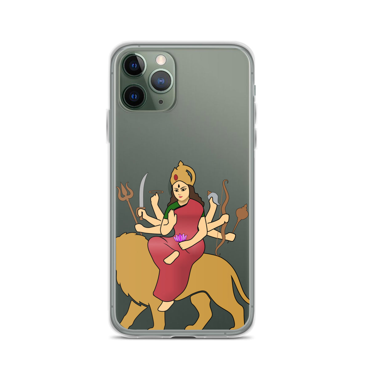 Mataji Clear iPhone® Case | Durga | Hindu Devotional Gift