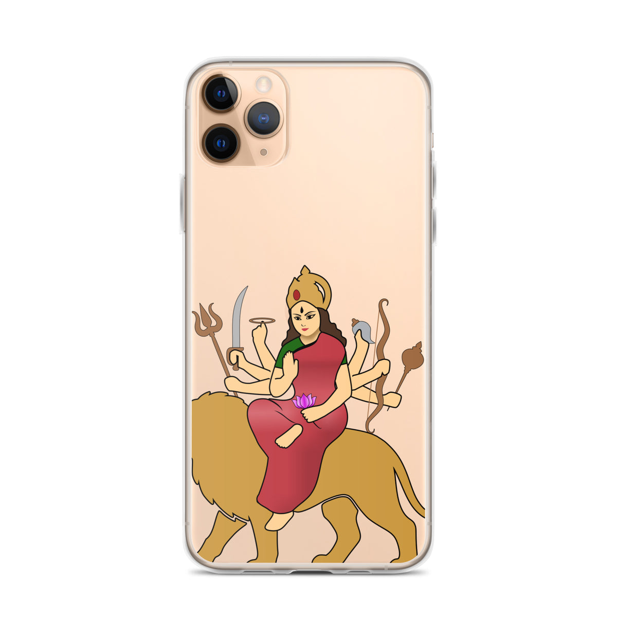Mataji Clear iPhone® Case | Durga | Hindu Devotional Gift