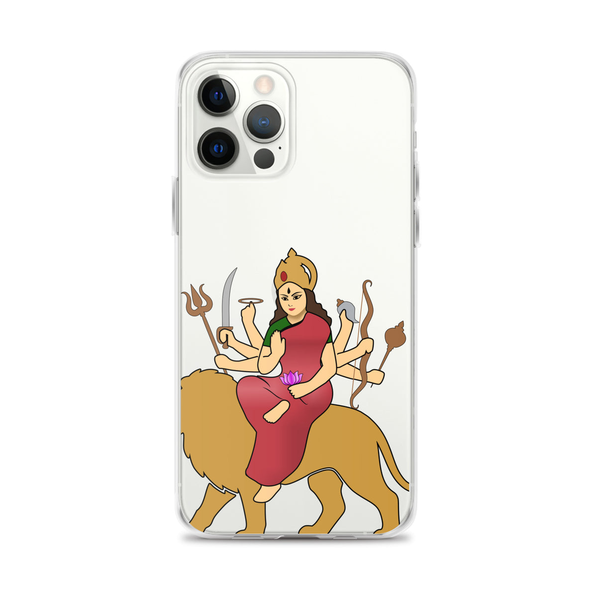 Mataji Clear iPhone® Case | Durga | Hindu Devotional Gift