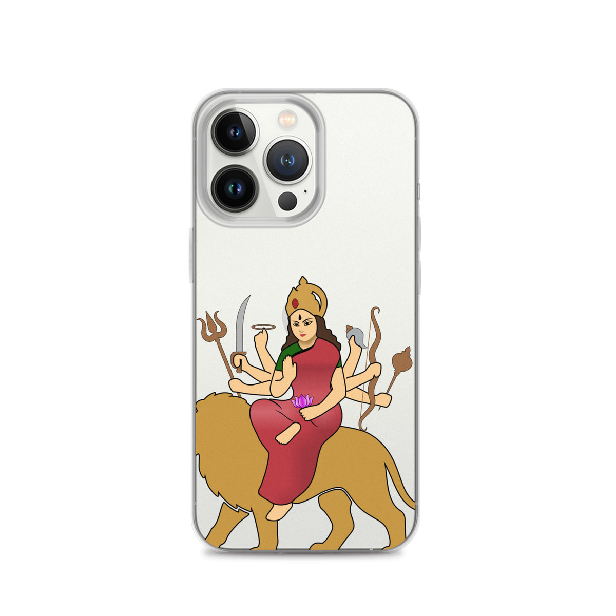 Mataji Clear iPhone® Case | Durga | Hindu Devotional Gift