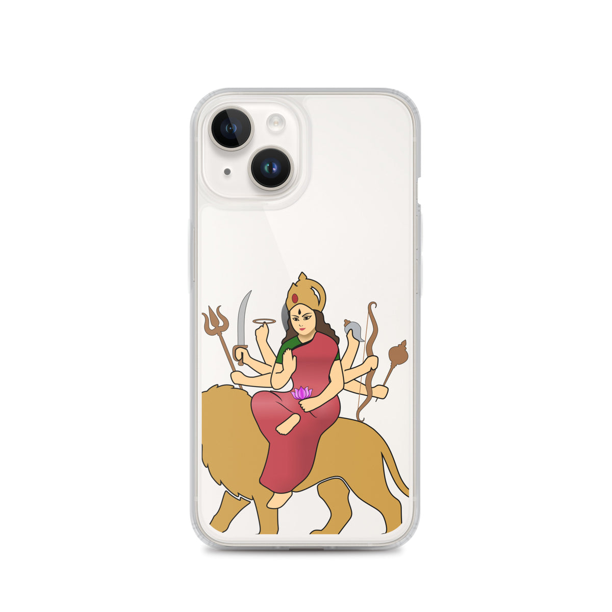 Mataji Clear iPhone® Case | Durga | Hindu Devotional Gift