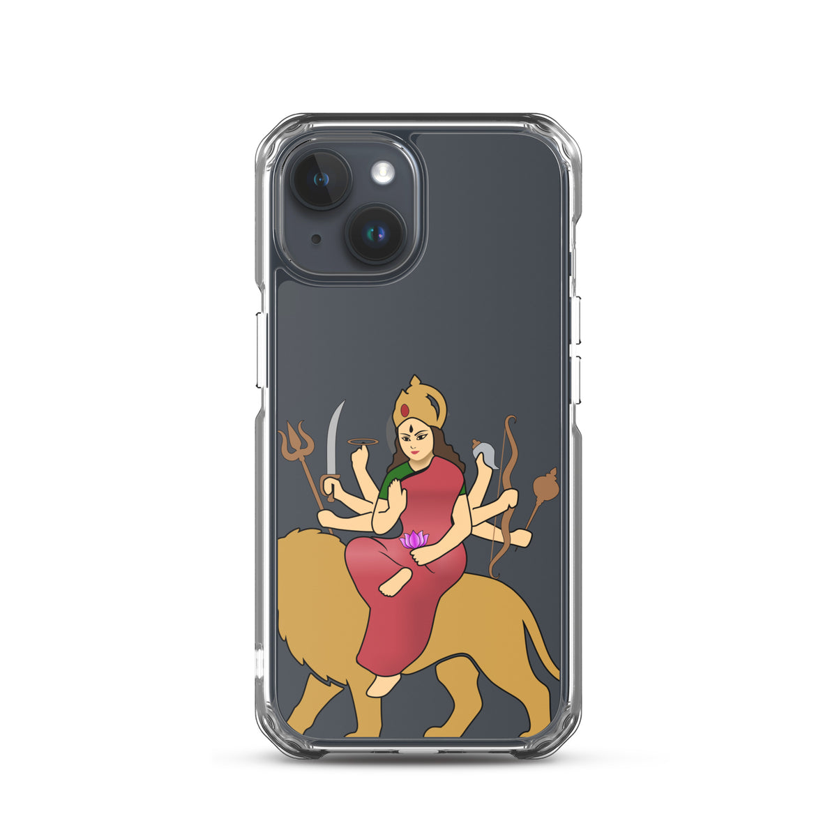 Mataji Clear iPhone® Case | Durga | Hindu Devotional Gift