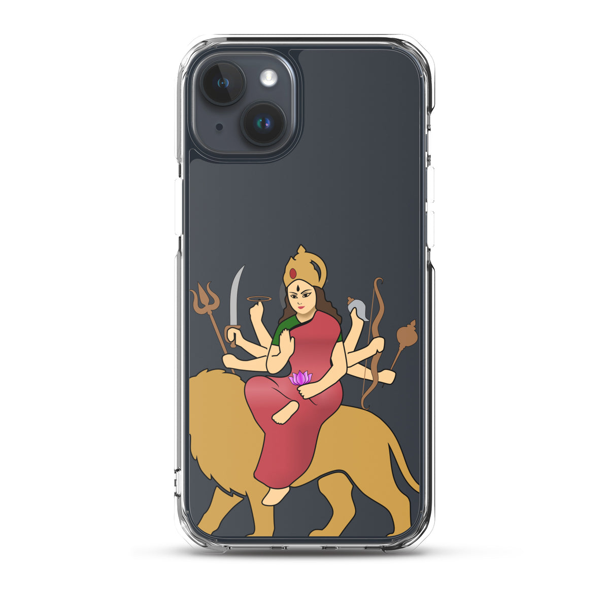 Mataji Clear iPhone® Case | Durga | Hindu Devotional Gift
