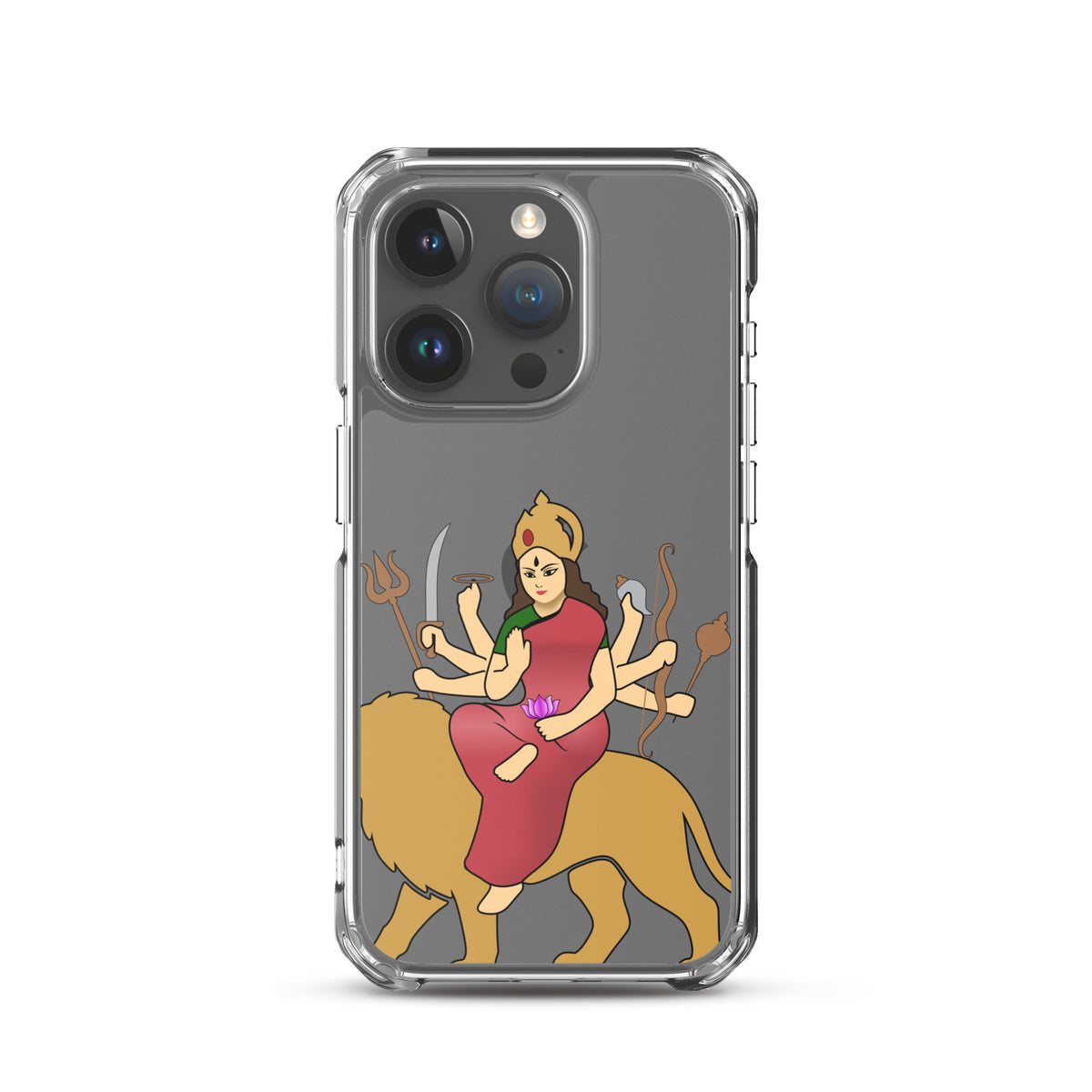 Mataji Clear iPhone® Case | Durga | Hindu Devotional Gift