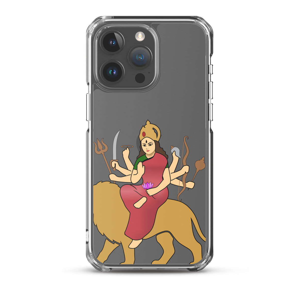 Mataji Clear iPhone® Case | Durga | Hindu Devotional Gift
