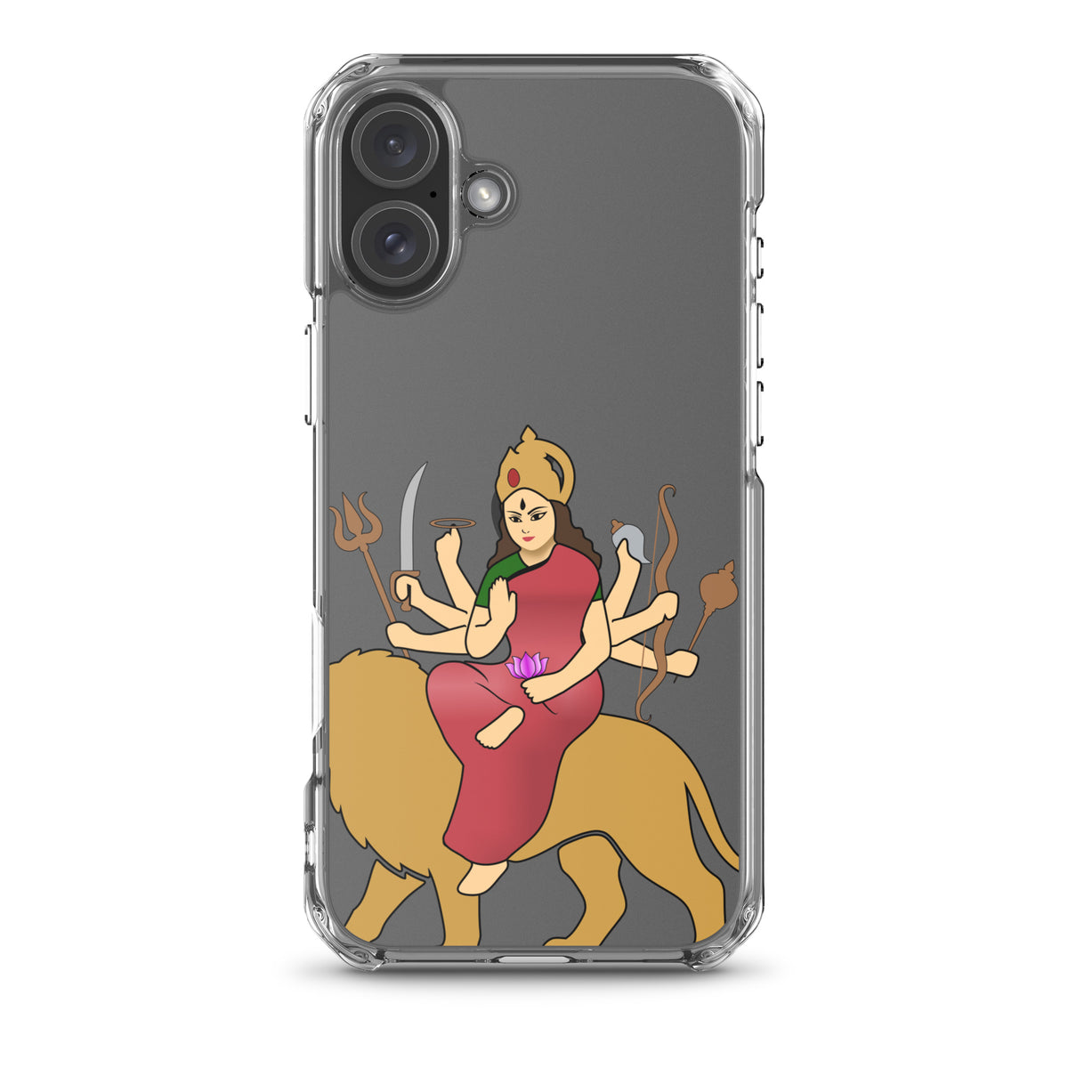 Mataji Clear iPhone® Case | Durga | Hindu Devotional Gift