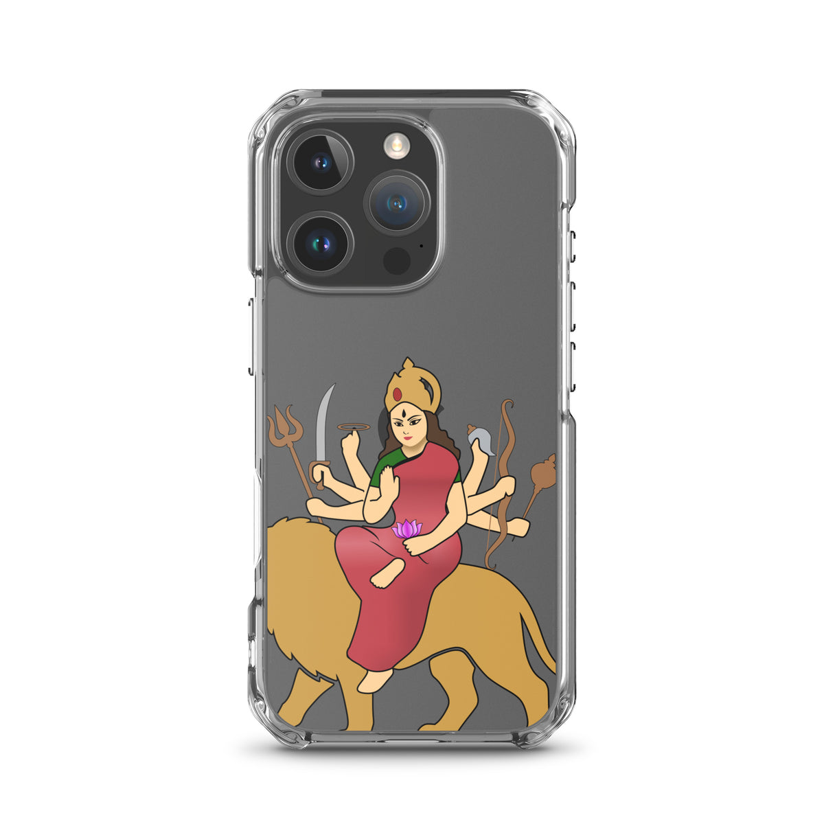 Mataji Clear iPhone® Case | Durga | Hindu Devotional Gift