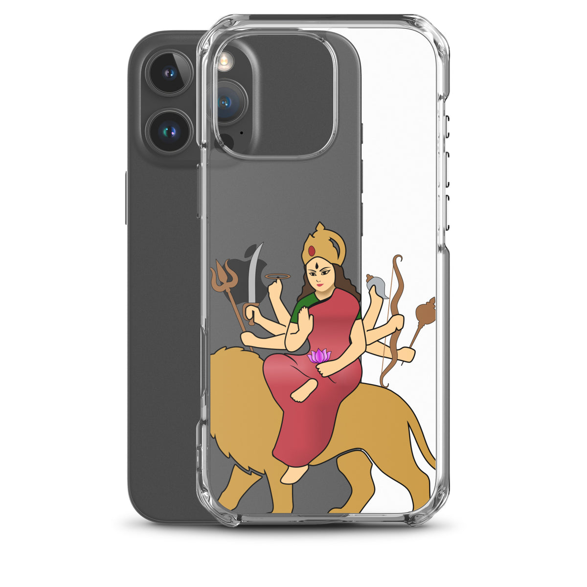 Mataji Clear iPhone® Case | Durga | Hindu Devotional Gift