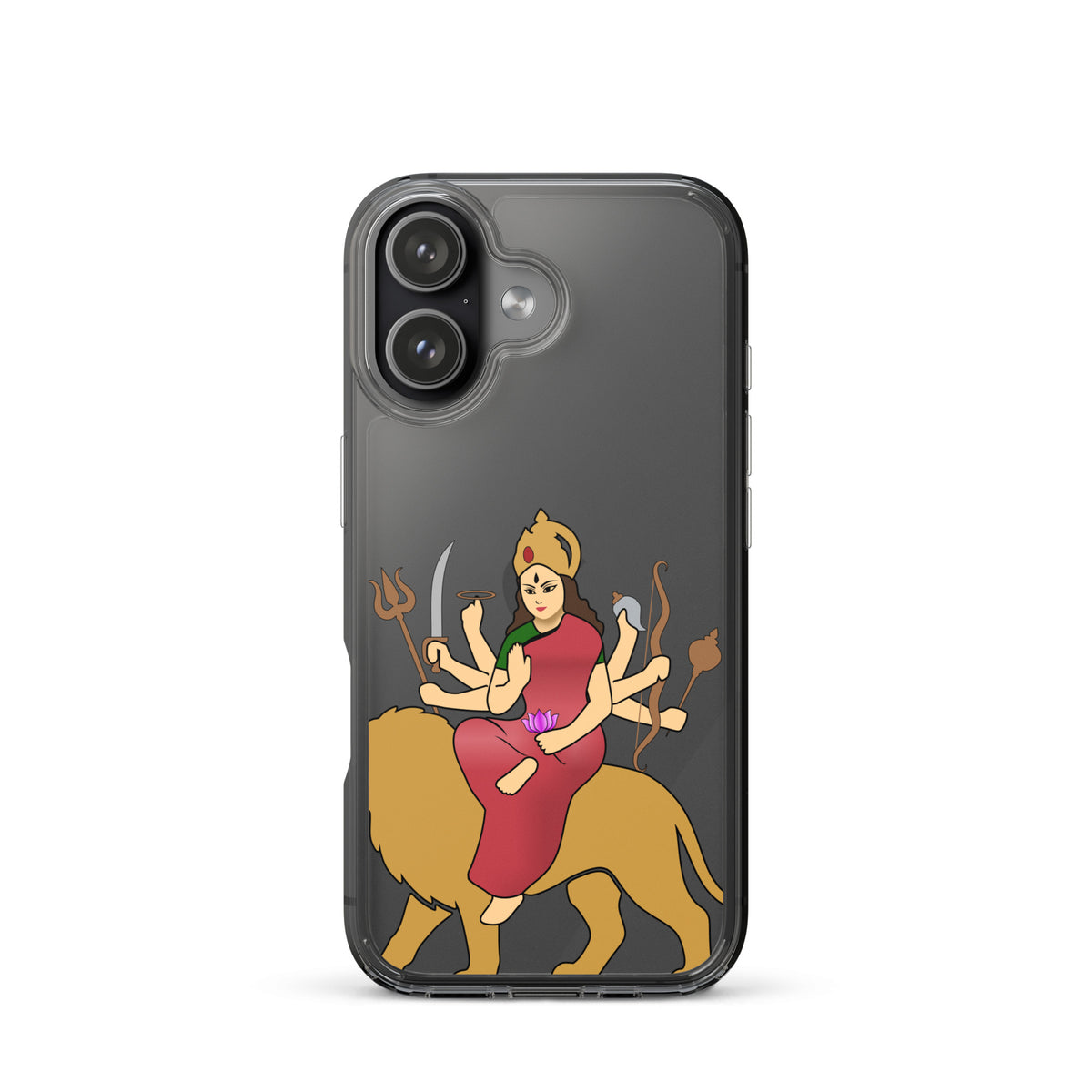 Mataji Clear iPhone® Case | Durga | Hindu Devotional Gift