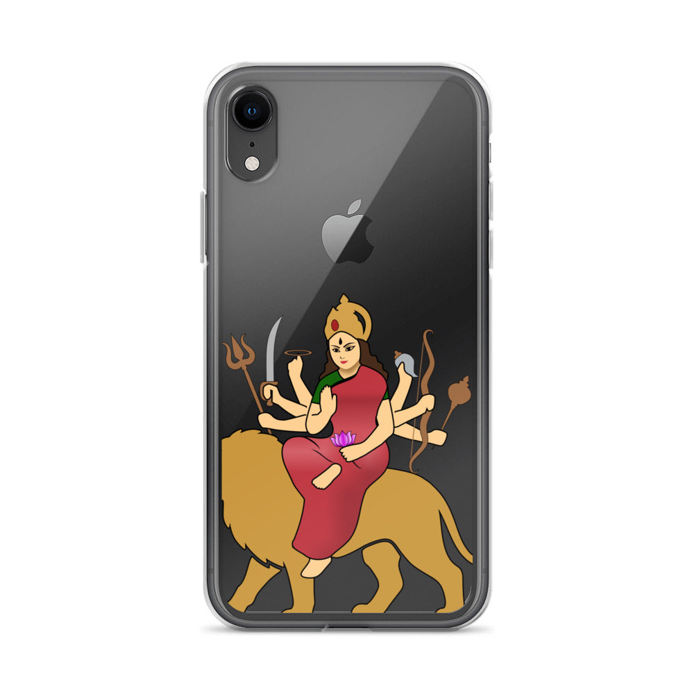 Mataji Clear iPhone® Case | Durga | Hindu Devotional Gift