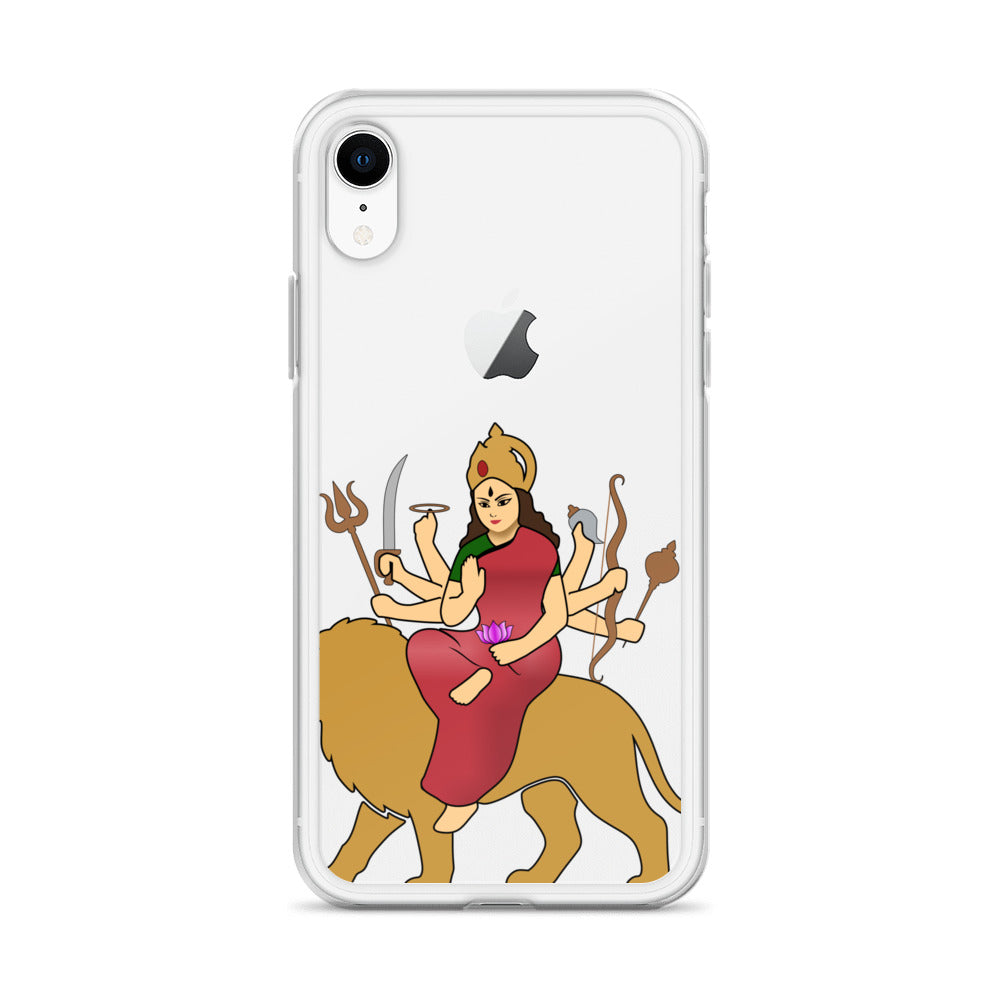 Mataji Clear iPhone® Case | Durga | Hindu Devotional Gift