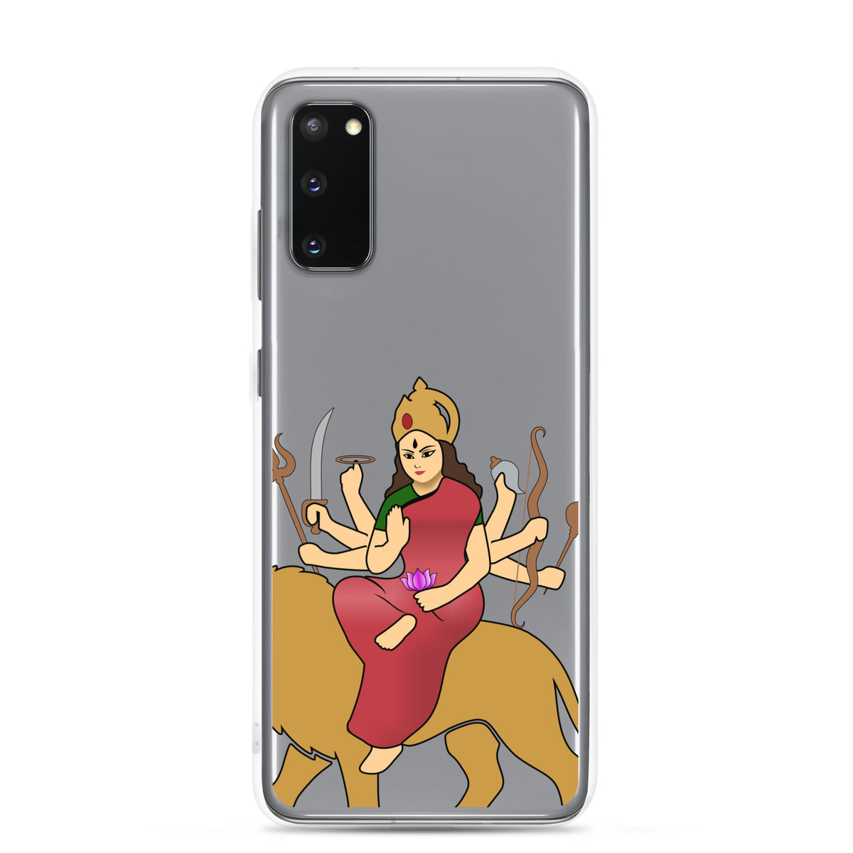 Mataji Clear Samsung® Case | Durga | Hindu Devotional Gift