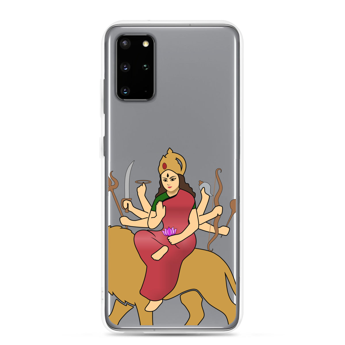 Mataji Clear Samsung® Case | Durga | Hindu Devotional Gift
