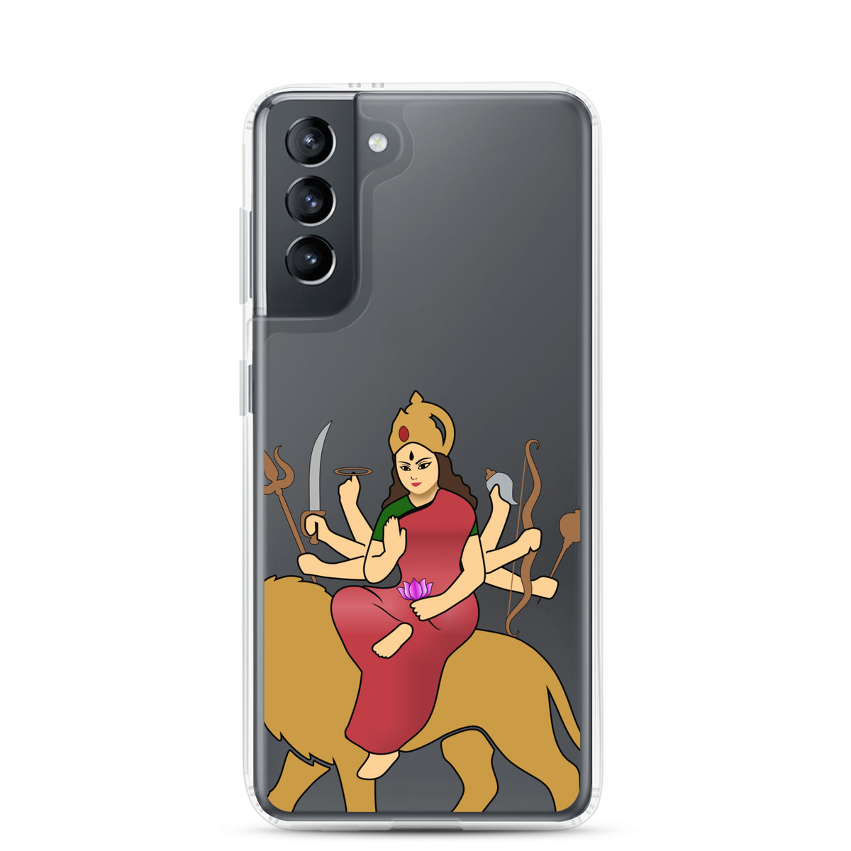 Mataji Clear Samsung® Case | Durga | Hindu Devotional Gift