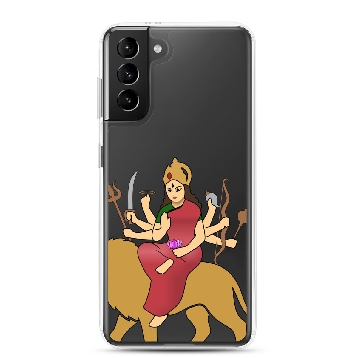 Mataji Clear Samsung® Case | Durga | Hindu Devotional Gift