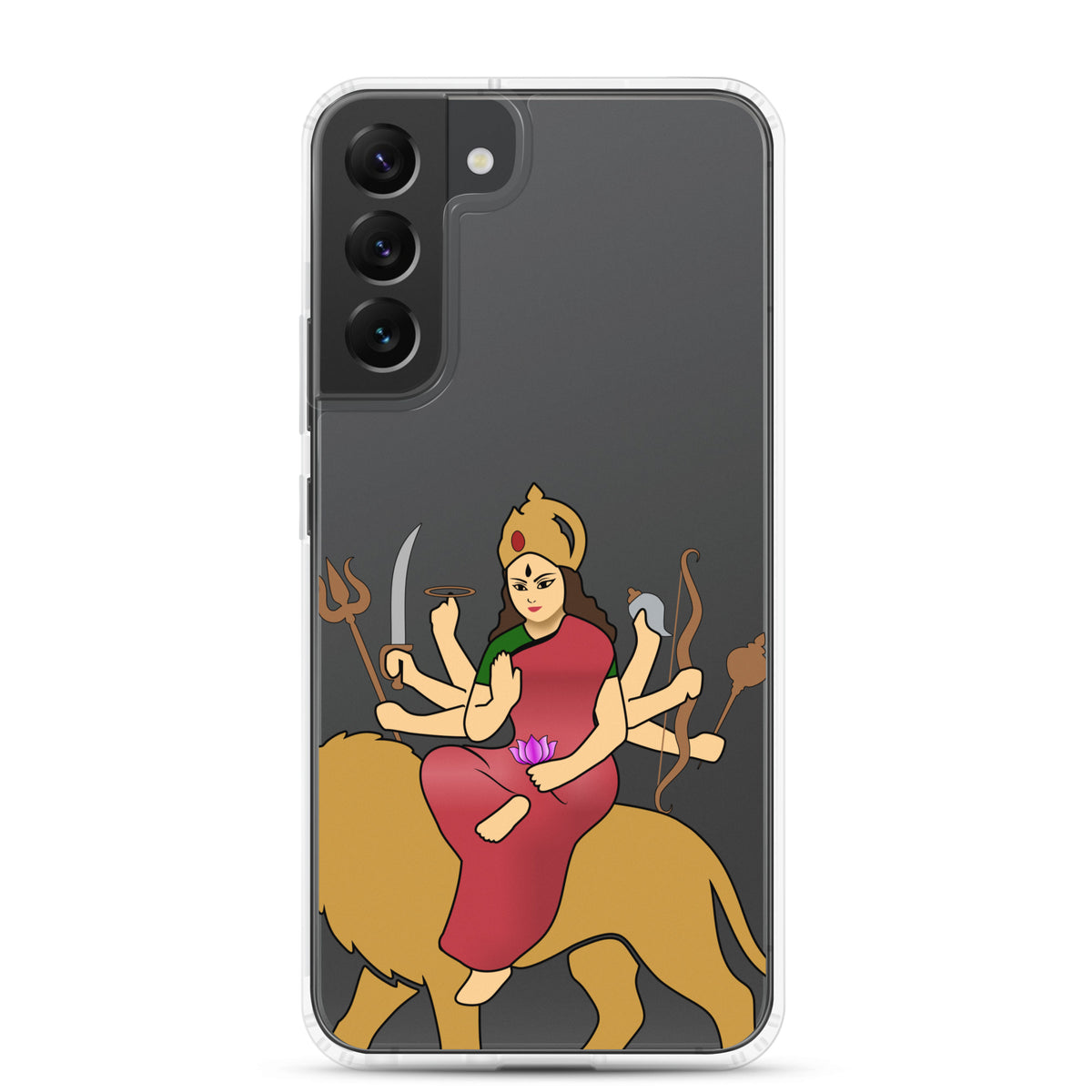 Mataji Clear Samsung® Case | Durga | Hindu Devotional Gift
