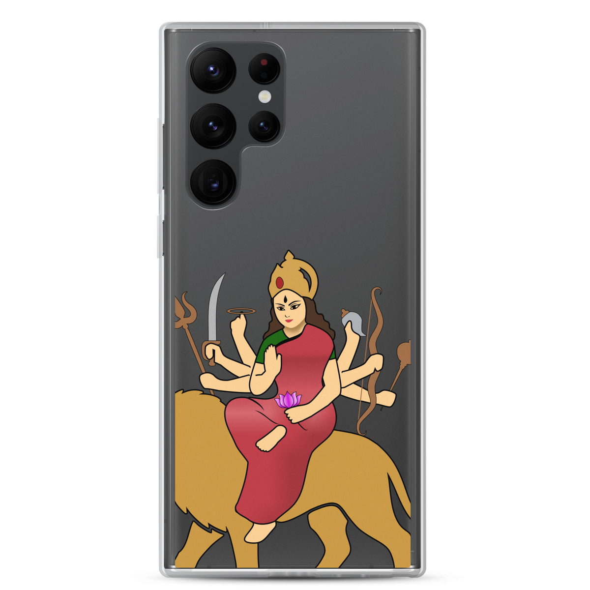 Mataji Clear Samsung® Case | Durga | Hindu Devotional Gift