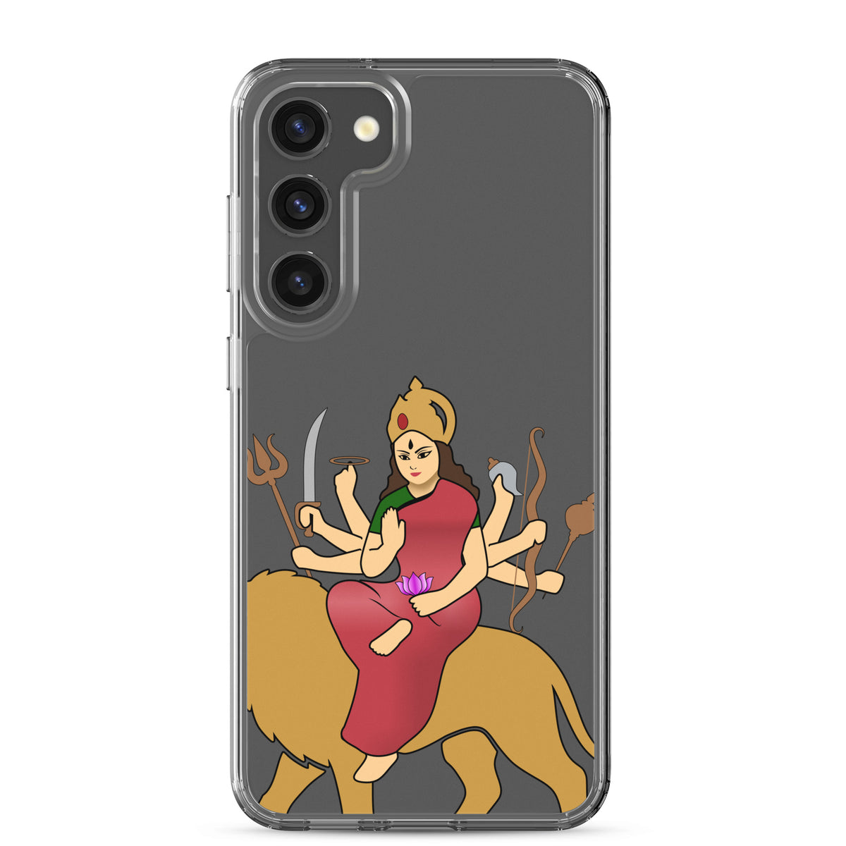 Mataji Clear Samsung® Case | Durga | Hindu Devotional Gift