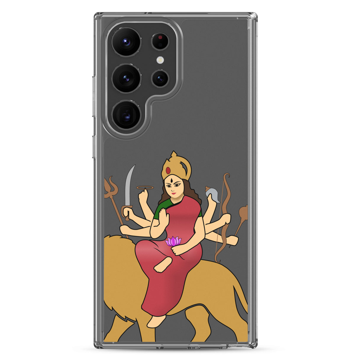 Mataji Clear Samsung® Case | Durga | Hindu Devotional Gift