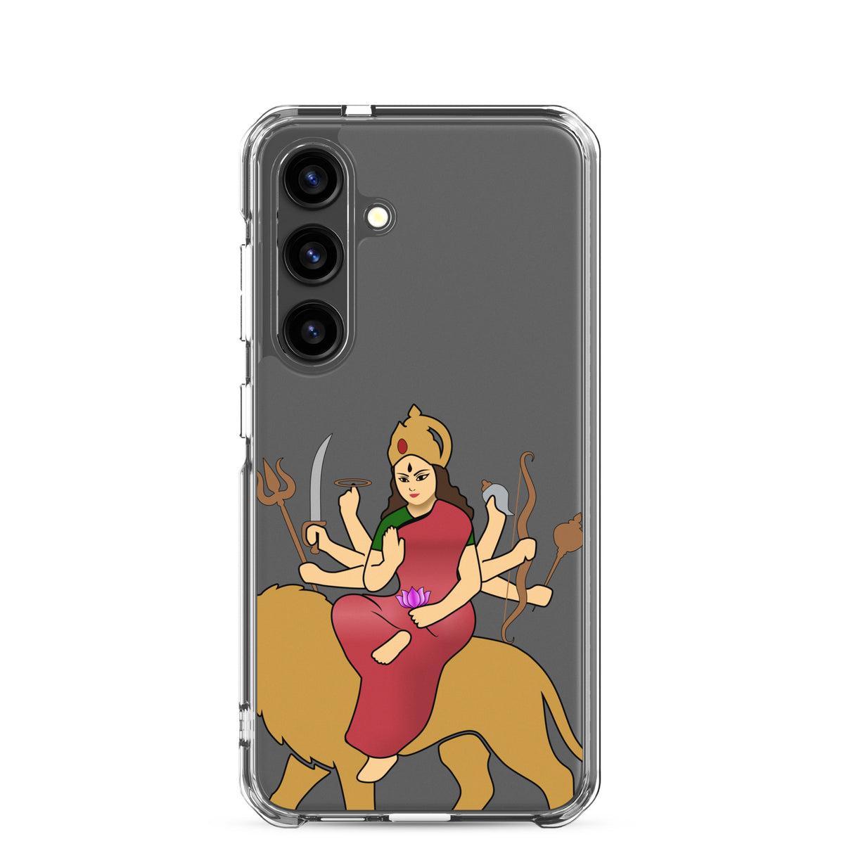 Mataji Clear Samsung® Case | Durga | Hindu Devotional Gift