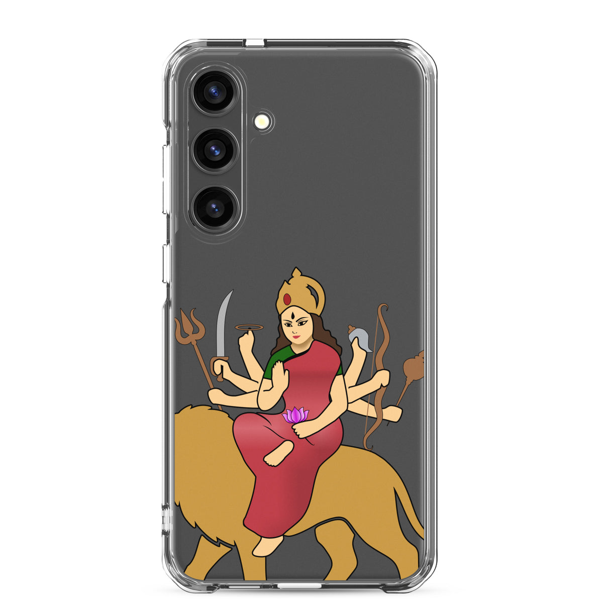 Mataji Clear Samsung® Case | Durga | Hindu Devotional Gift