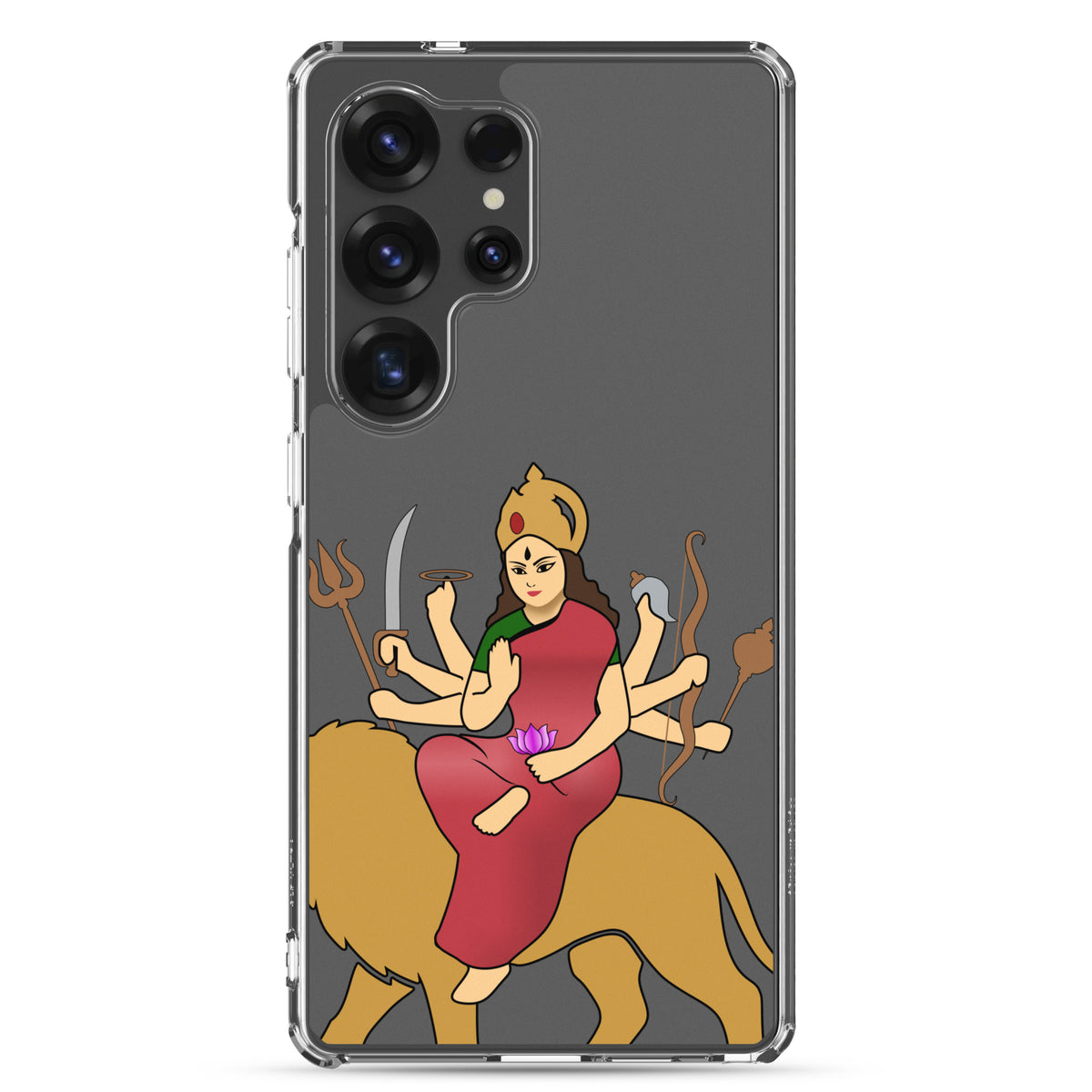 Mataji Clear Samsung® Case | Durga | Hindu Devotional Gift