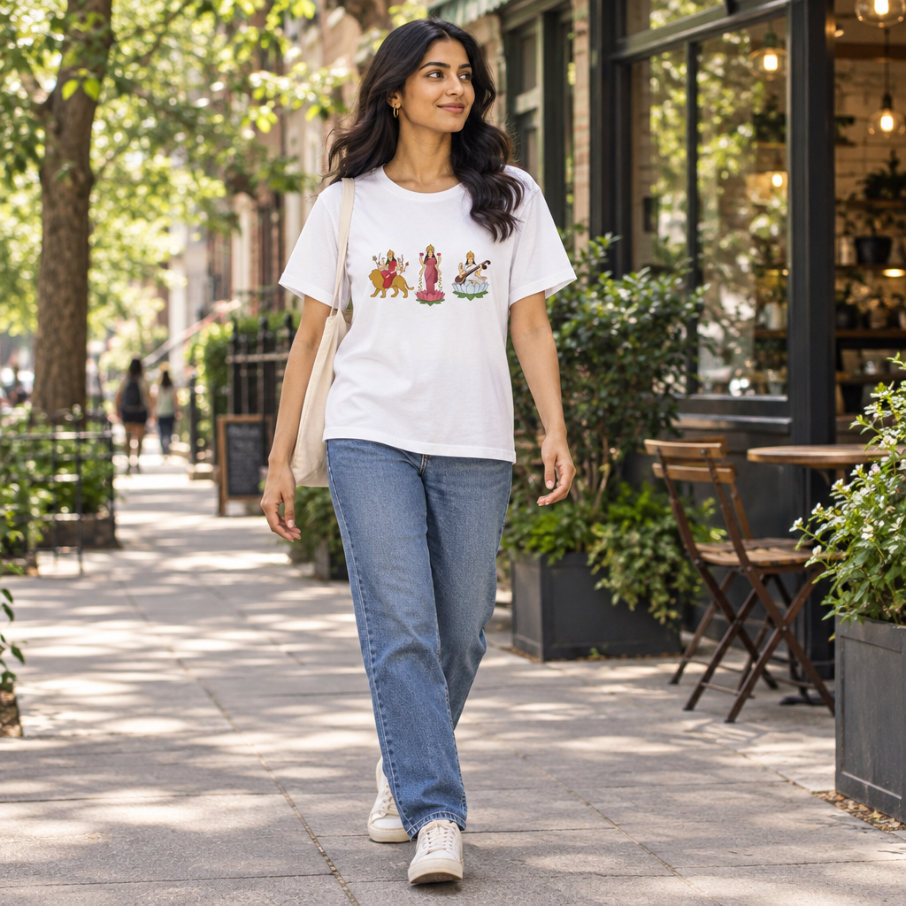 Divine Mother women's relaxed tee urban lifestyle