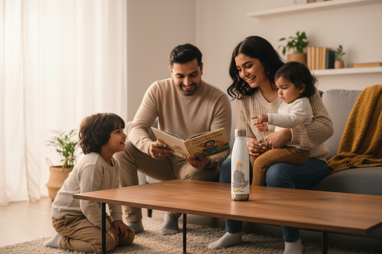 Family scene lifestyle