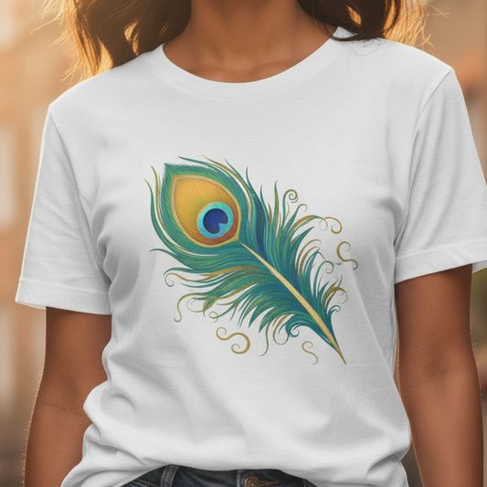 Peacock Feather Women's - Close-up