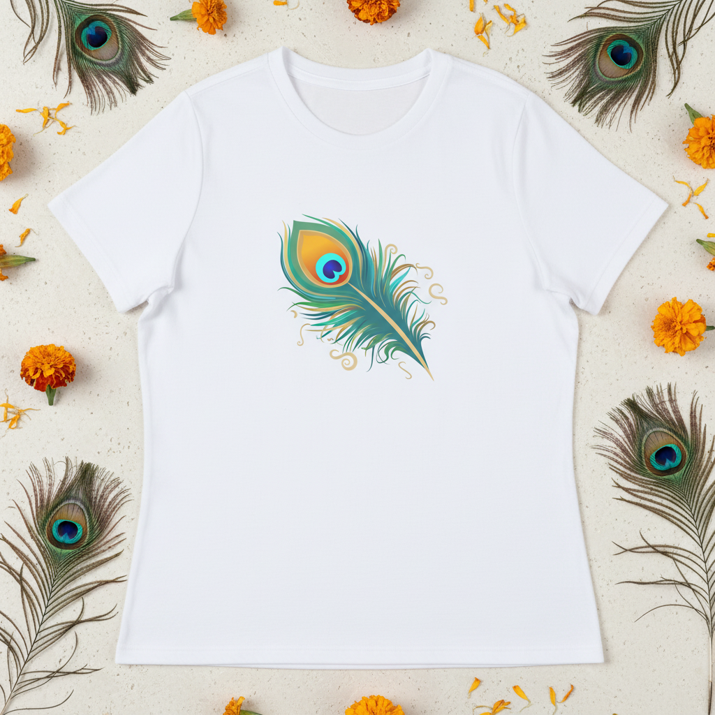 Peacock Feather Women's - Flat lay