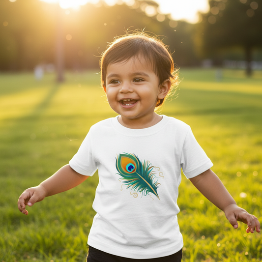 Peacock Feather Toddler - Lifestyle