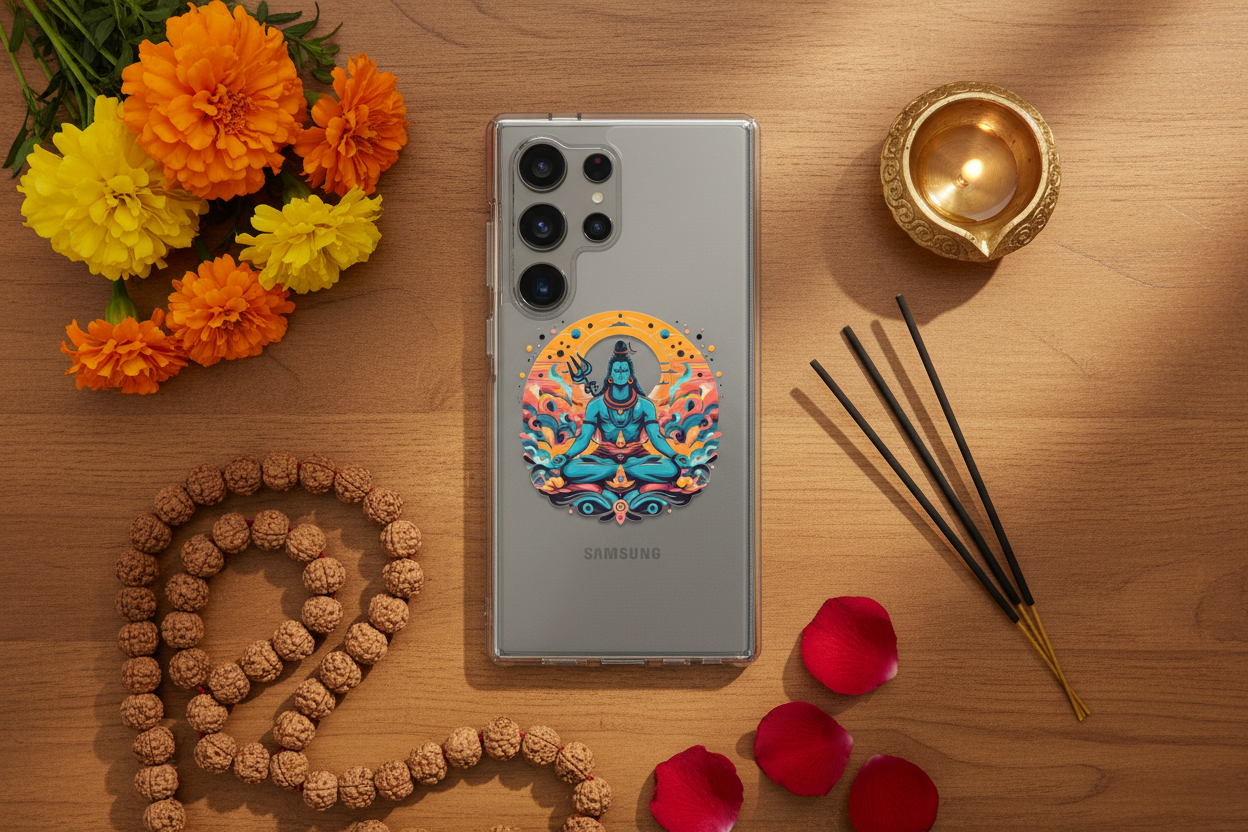 Lord Shiva Samsung - Flat lay