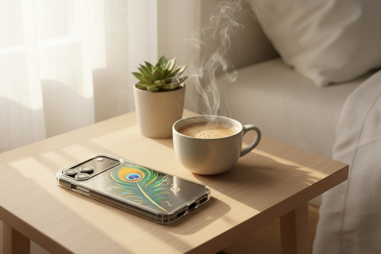 Peacock Feather - Morning routine