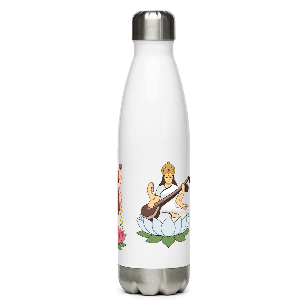 Divine Mother Stainless Steel Water Bottle | Hindu Devotional Gift