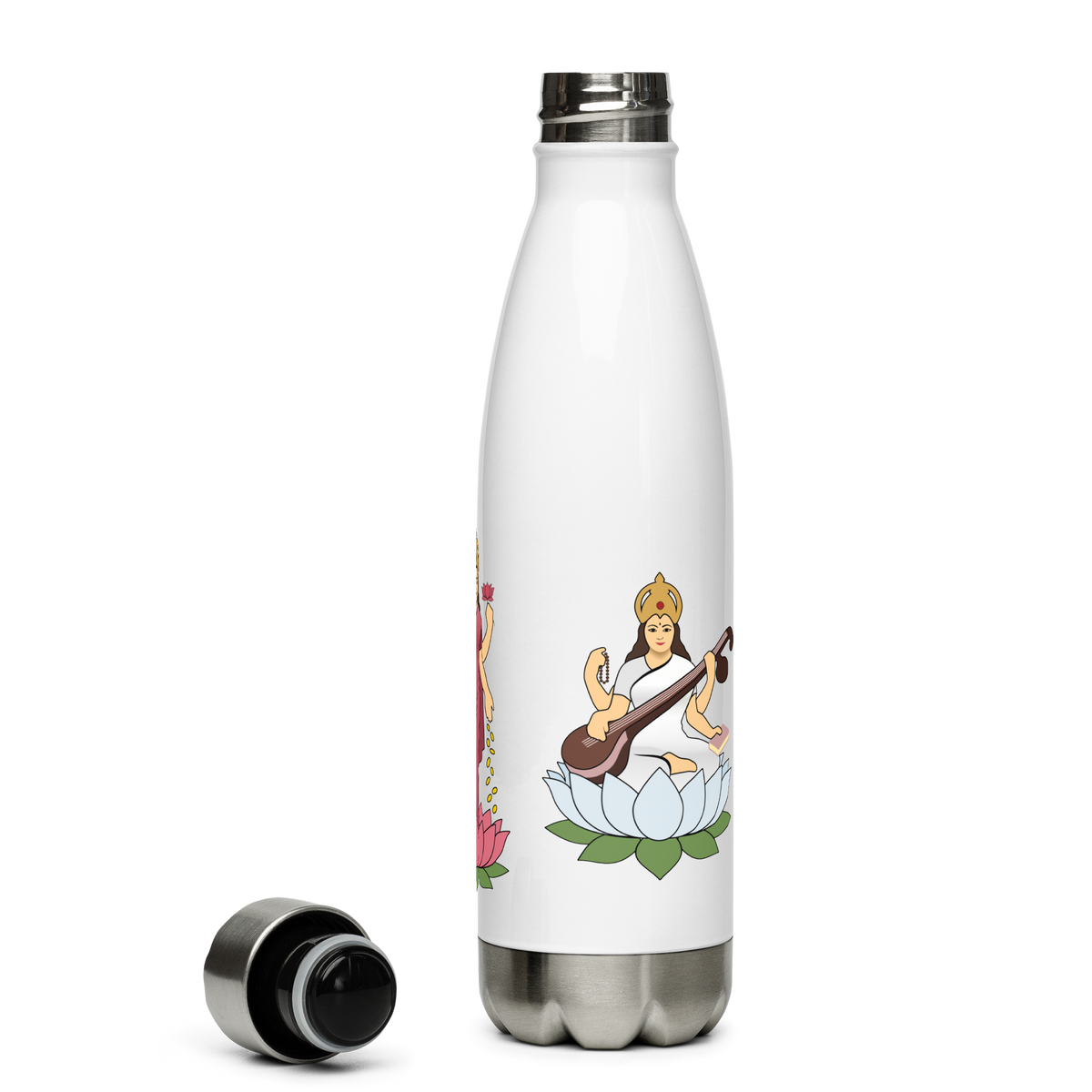 Divine Mother Stainless Steel Water Bottle | Hindu Devotional Gift