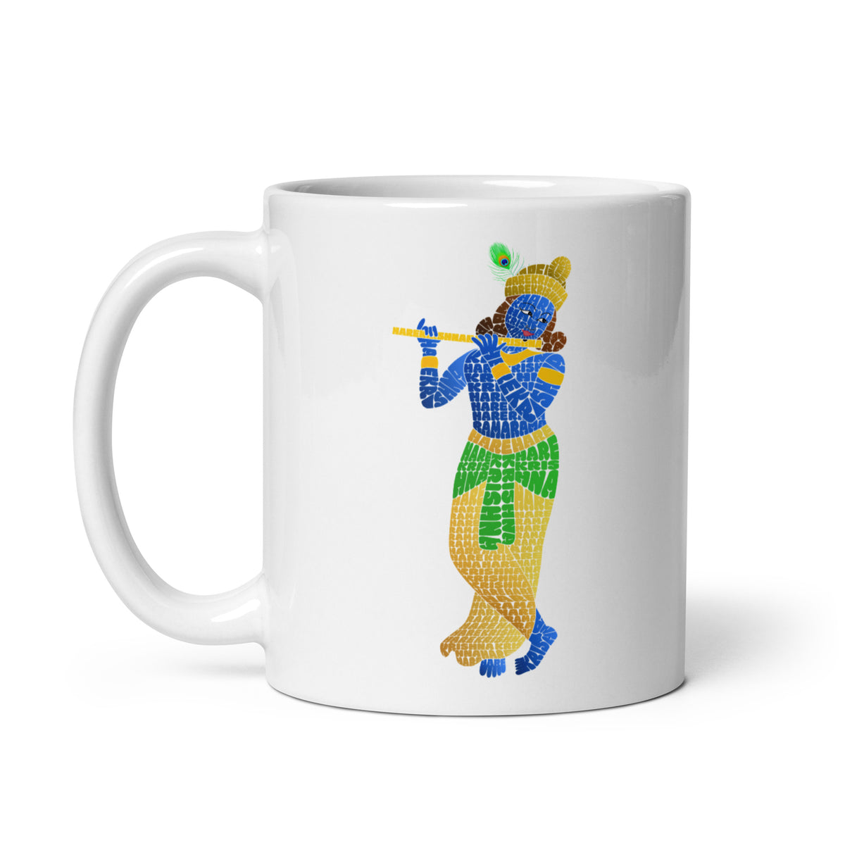Shri Krishna Mug | Divine Flute Player | Hindu Devotional Gift