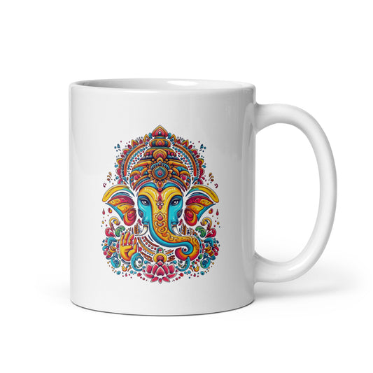 Lord Ganesh Mug | Remover of Obstacles | Hindu Devotional Gift