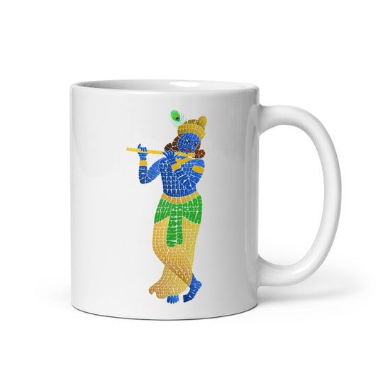 Shri Krishna Mug | Divine Flute Player | Hindu Devotional Gift