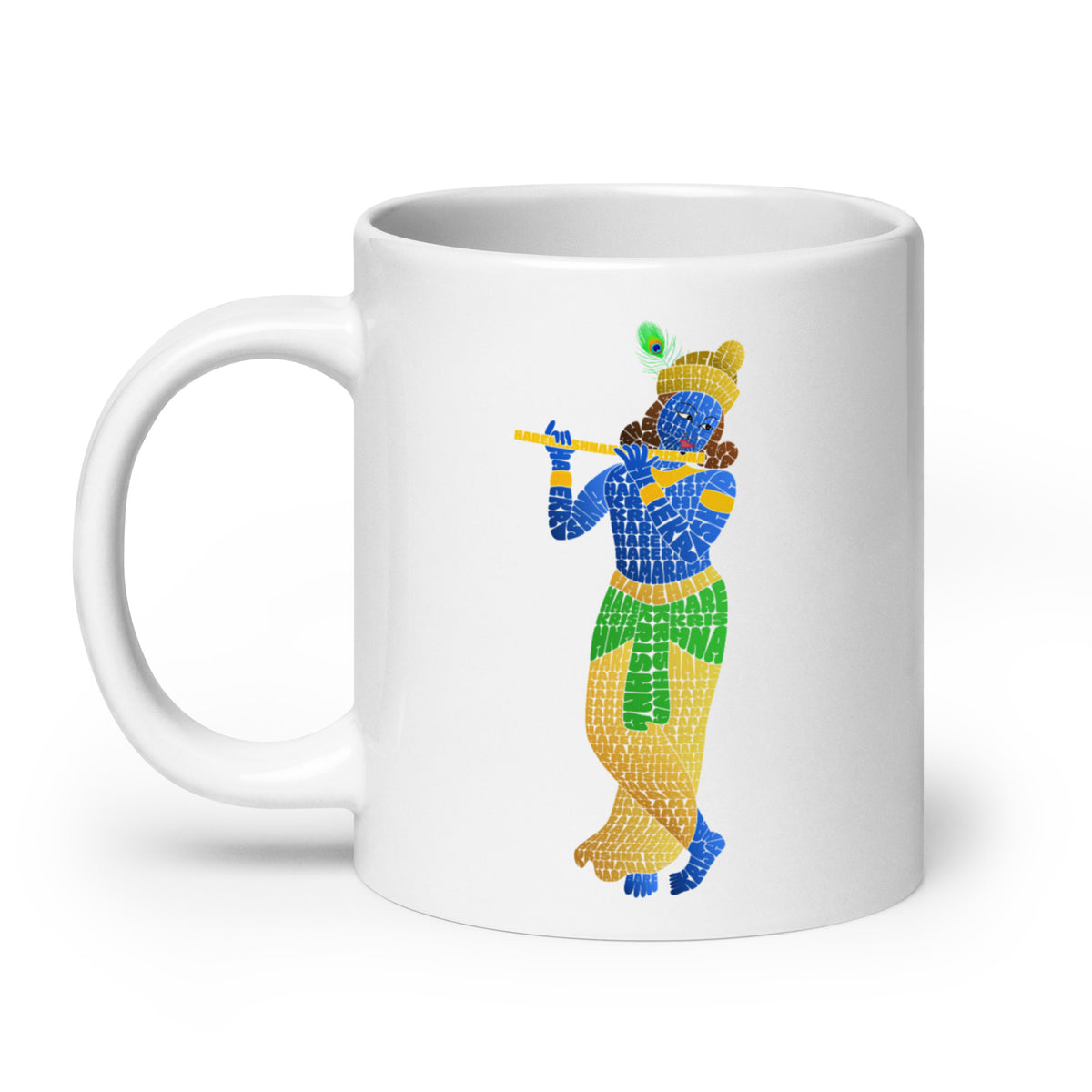 Shri Krishna Mug | Divine Flute Player | Hindu Devotional Gift