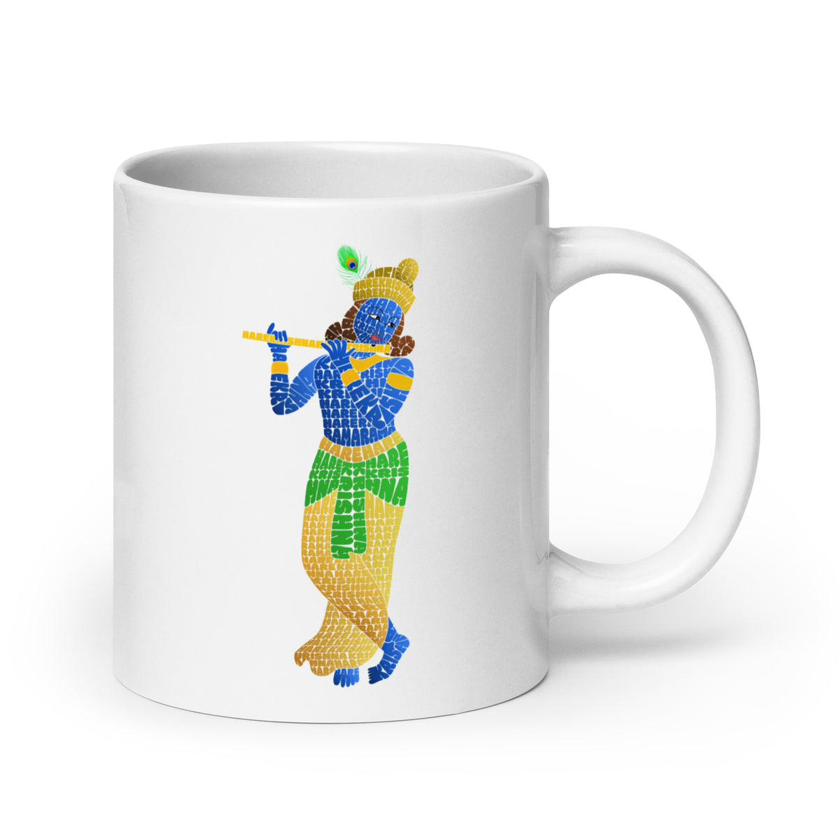 Shri Krishna Mug | Divine Flute Player | Hindu Devotional Gift